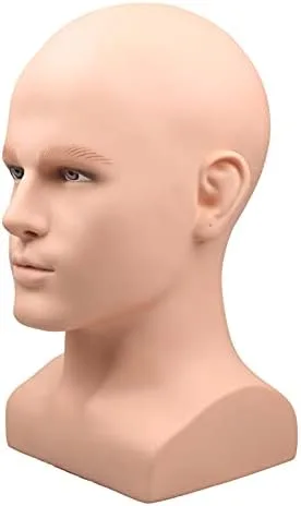 Miniatura 2 de Cabezas de maniquí para pelucas, cabeza de maniquí masculina para exhibición de máscara, cabeza de maniquí de hombre de espuma para pelucas