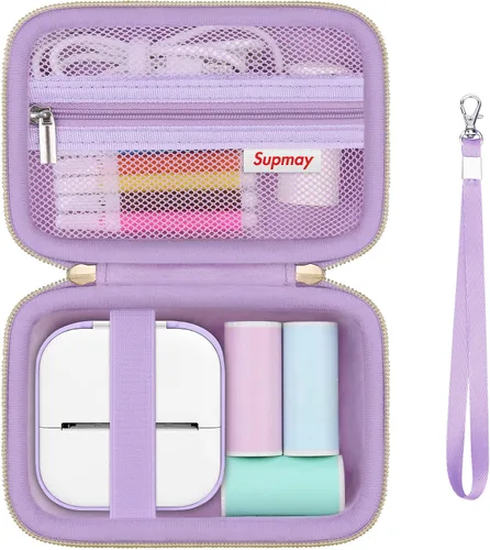 Miniatura 8 de Funda de impresora adhesiva compatible con Memoking T02/para iDPRT/para Phomemo/para Anycash/para Ponek/para Cabaro Mini Impresora Pegatina, Mini