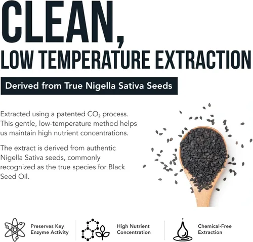 Miniatura 7 de Cápsulas de extracto de aceite de semilla negra con 20% de timoquinona - TQ-Advanced 4X®: potente concentración de timoquinona disponible