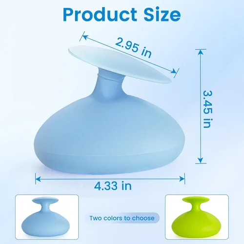 Miniatura 7 de Taza de percusión de silicona en el pecho de la palma, taza de terapia de ayuda física en el pecho, dispositivo de eliminación de moco, tratamiento