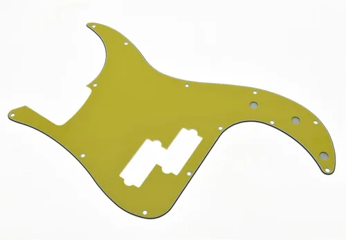 Miniatura 10 de KAISH: Golpeador de 13 agujeros estilo P Bass, placa de rasguño para bajo PB, rejilla negra/blanca para Fender Precision Bass de EE. UU./México