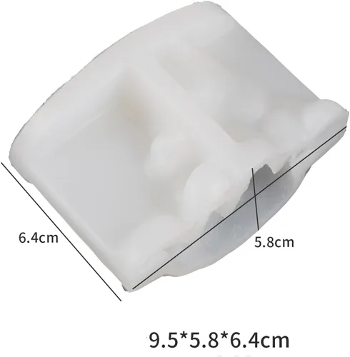 Miniatura 4 de Moldes de resina para hacer jabón de gato rosa animal moldes de fundición de arcilla de silicona para decoración del hogar 3D molde de arcilla Rosa