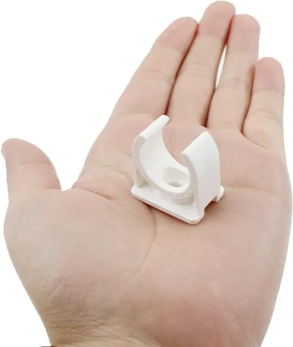 Miniatura 6 de 50 clips de sujeción de tubería de PVC, soporte de tubo de agua en forma de U, tubos de agua y mangueras de tubo, anillo a presión con parte