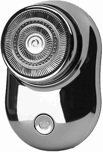 Miniatura 8 de Mini afeitadora eléctrica portátil, afeitadora eléctrica para barba, afeitadora giratoria recargable inalámbrica, afeitadora giratoria en húmedo