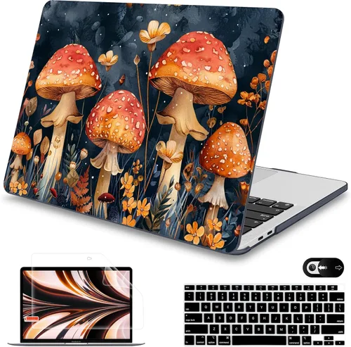 Miniatura 22 de Mektron para MacBook Air 13 Funda A1466/A1369 (versión 2010-2017), cubierta rígida de plástico con fijación a presión para MacBook Air 13.3 pulgadas