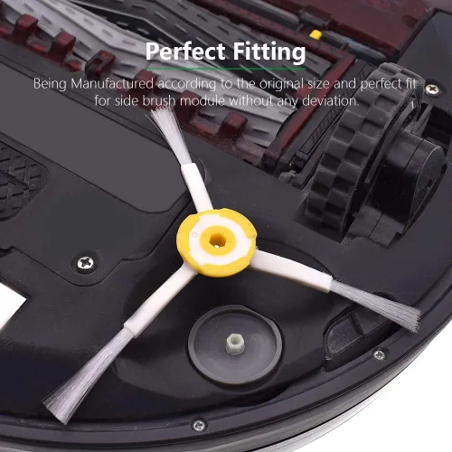 Miniatura 7 de Cepillo lateral de repuesto compatible con todos los iRobot Roomba 900, 800, 700, 600, 500 Series 960, 980, 981, 985, 860, 880, 890, 891, 895, 760