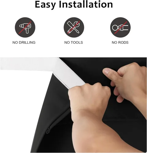Miniatura 2 de WdFour Cubierta de Ventana para Puerta de Aula, Persianas Opacas para Ventanas y Puertas de Aula, Privacidad, Diseño Oscurecedor de Habitación que