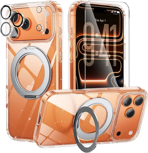 Miniatura 16 de Funda magnética diseñada para iPhone 11 Pro Max, [probada en caídas de grado militar] [compatible con MagSafe] Funda protectora delgada translúcida