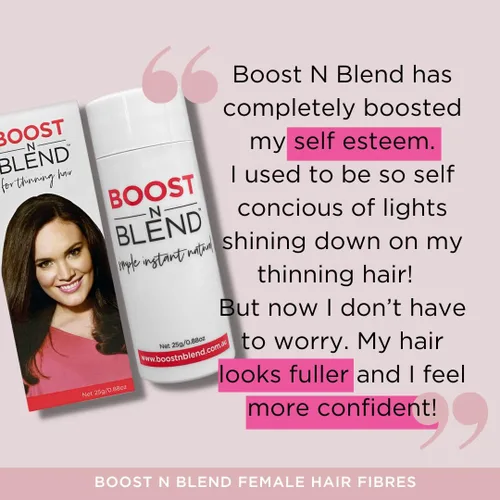 Miniatura 7 de Boost N Blend Corrector de cuero cabelludo – Polvo voluminizador de cabello para cabello fino y cuero cabelludo visible (0.88 onzas), las únicas