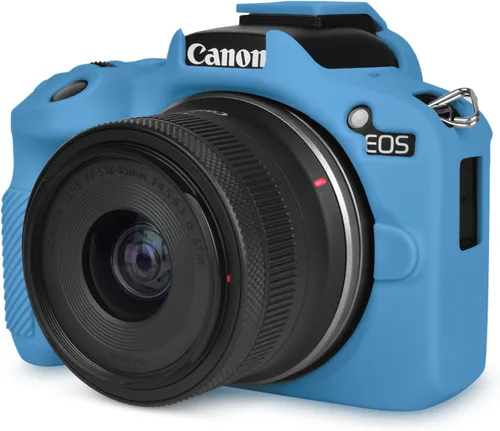 Miniatura 14 de Rieibi EOSR50 EOS R50 Funda protectora de silicona suave para cámara Canon EOS R50 EOSR50 Vlogging, ligera EOS R50 Funda para cámara de cámara Grip