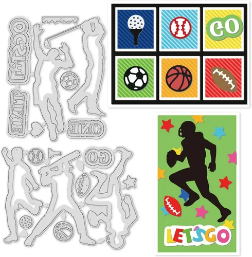 Miniatura 15 de 12 piezas de troqueles de corte rectángulo con marco troquelado, plantillas en capas, troqueles de fondo para hacer tarjetas, troqueles de metal