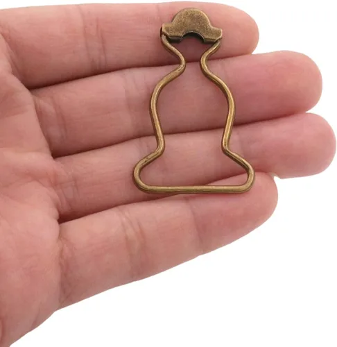 Miniatura 6 de BIKICOCO Hebillas de tirantes en general, 1 pulgada de ancho inferior, para coser enterizos