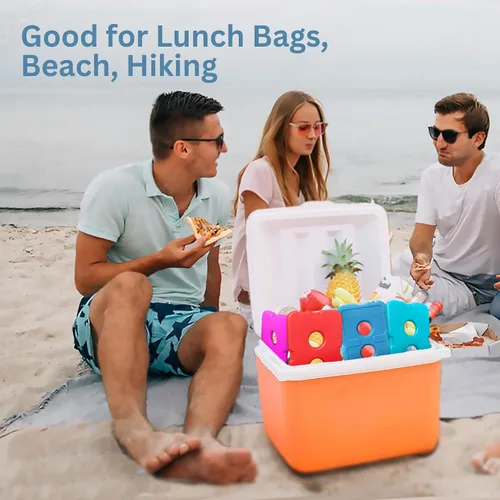Miniatura 6 de GURIN Paquetes de hielo reutilizables para loncheras, refrigeradores de bolsas o mochilas, frías hasta 8-12 horas de larga duración para camping