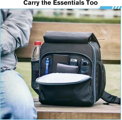 Miniatura 3 de Lykus M1 - Mochila de viaje para Mini 4 Pro/3 Pro/4K, DJI Air 3S, Mavic 3 Classic, con control remoto RC-N1/RC-N2