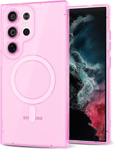 Miniatura 24 de Svanove Funda para Samsung Galaxy S22 Transparente Compatible con Magsafe Silicone, Funda Magnética Mag Safe Transparente Delgada Bonita, Estética