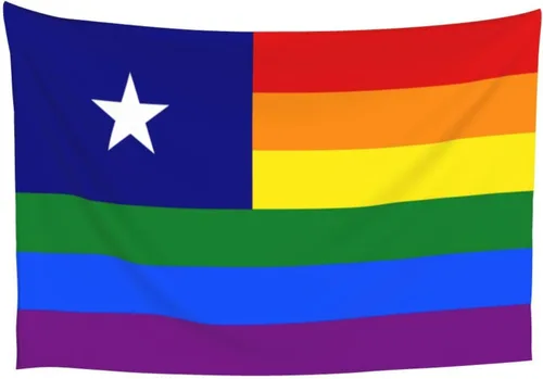 Miniatura 8 de LIFANGMI Bonnie Blue Pride Rainbow LGBT Flag Tapestry Wall Hanging 60x40 Inch Bedroom Living Room Dormitory Home Decoration Wall Tapestry