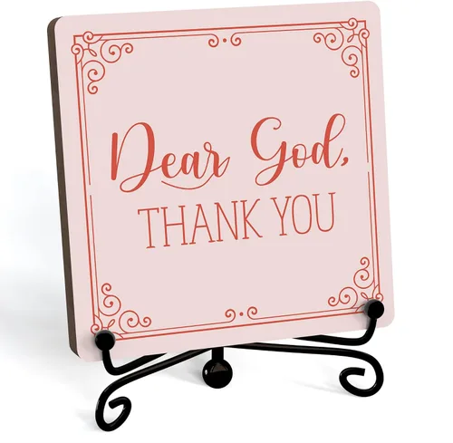 Miniatura 75 de Decoración Inspiradora Cristiana para Escritorio, Letrero "Dios Todavía Está Escribiendo Tu Historia", Decoración de Escritorio para Oficina, Hogar