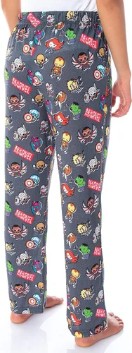 Miniatura 4 de Marvel Comics - Pantalones de pijama para mujer con estampado de personajes de superhéroes
