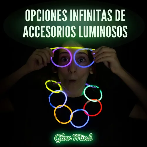 Miniatura 5 de 100 varillas luminosas ultra brillantes, paquete a granel para fiesta - Suministros para fiesta de Halloween que brillan en la oscuridad - Varillas