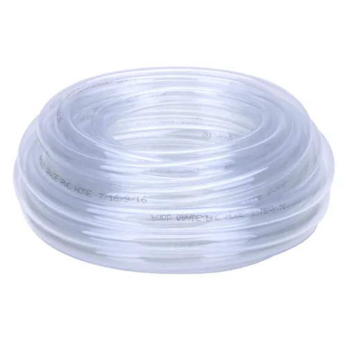 Miniatura 34 de DERNORD Manguera de vinilo flexible transparente de PVC, 1/4" DI X 3/8" DE, 100 pies de largo, para uso alimentario