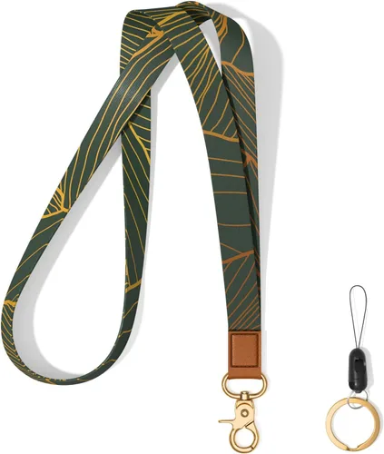 Miniatura 14 de Llavero con cordón para el cuello, llavero con correa larga para mujeres y hombres, llaves del automóvil, insignias de identificación, tarjeta
