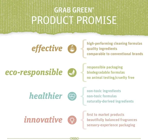 Miniatura 10 de Grab Green Sábanas secadoras de bebé, 80 hojas, aroma de palisandro de ensueño, a base de plantas y minerales, compostables, suavizan la ropa