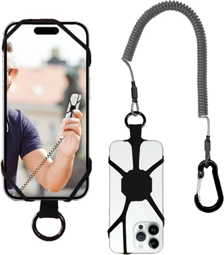 Miniatura 9 de Prime Comfort Correa antirrobo del teléfono del cordón del teléfono, correa antirrobo del teléfono del cordón del teléfono celular Cordón+cartera