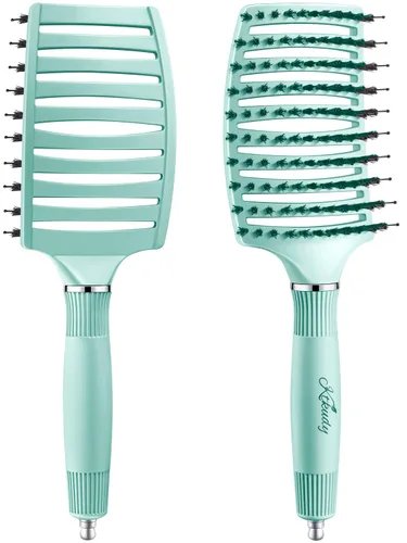 Miniatura 8 de KTKUDY Cepillo desenredante para cabello teñido, fino y frágil – Elimina nudos y reduce la rotura cepillo para cabello húmedo y seco – Cepillo