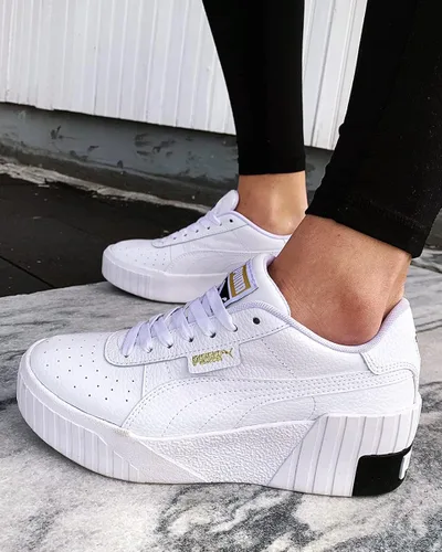 Miniatura 7 de PUMA Tenis Cali Wedge para mujer, Blanco
