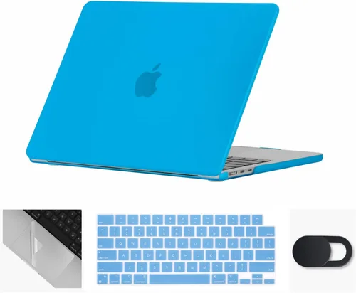 Miniatura 18 de Se7enline Compatible con MacBook Air 2024 de 15 pulgadas M4 M3 M2 A2941/A3114/A3241 Funda rígida para laptop Mac Air 15.3, cubierta protectora