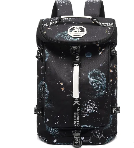 Miniatura 16 de mochila de gimnasio con compartimento para zapatos, bolsa de lucha con 4 tipos de método de espalda, impermeable para deportes, caminata y portátil