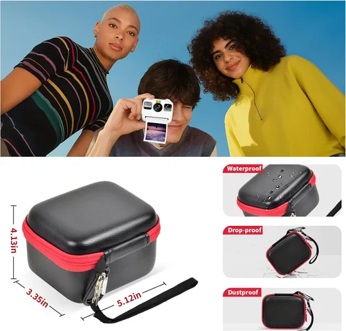 Miniatura 3 de ANKHOH Funda para Cámara Digital para Polaroid Go Generation 2 Gen 2/9035/9071/9070 Cámara Mini Instantánea, Almacenamiento de Cámaras de Película