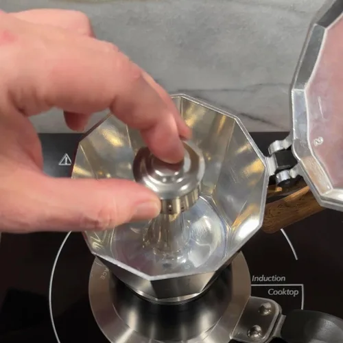 Miniatura 2 de CAFECITO - Válvula antisalpicaduras Moka Pot Reemplazo universal para cafeteras de espresso de estufa, tapa de pulverización de acero inoxidable
