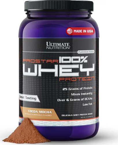 Miniatura 19 de Ultimate Nutrition Prostar - Mezcla de proteína de suero en polvo de concentrado de suero aislado y péptidos, baja en carbohidratos, apta para dieta