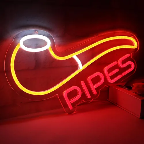 Miniatura 9 de Smoke Shop - Letrero de neón para publicidad de tienda de negocios, luz de cueva de hombre, decoración de bar o garaje, luz de vibraciones para pub