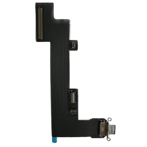 Miniatura 4 de Reemplazo del conector de base compatible con iPad Air 4 4ª/5 5ª generación de 10.9 pulgadas, puerto de carga de repuesto, cable flexible (negro)
