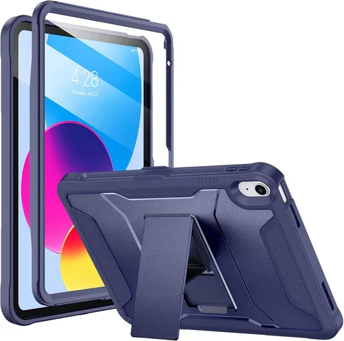 Miniatura 12 de Funda Soke para iPad (A16) de 11ª generación de 11 pulgadas 2025, iPad de 10ª generación de 10.9 pulgadas 2022, con protector de pantalla