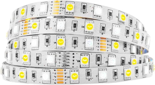 Miniatura 10 de BTF-LIGHTING 5050 RGBW RGB+Blanco Cálido(2700K-3000K) 4 colores en 1 tira de luz LED DC12V 5m 16.4 pies 60LED/m Multicolor IP30 Blanca 12mm PCB