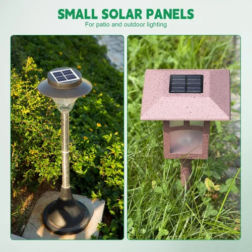 Miniatura 7 de Kanayu 40 piezas de mini paneles solares 3V 120MA pequeñas células solares policristalinas kits de sistema DIY a granel módulo de panel epoxi