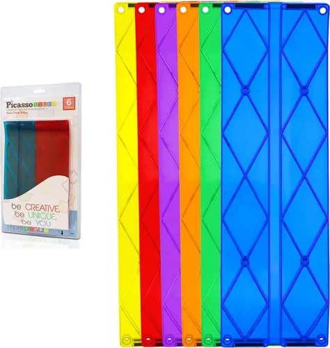 Miniatura 10 de PicassoTiles Juego de construcción de pista de carreras de 100 piezas magnéticas con coches LED, carreteras ajustables y señales, kit de juguete