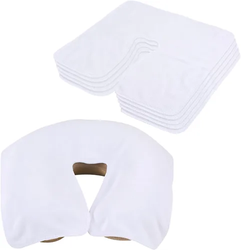 Miniatura 16 de SINLAND Fundas de microfibra para cuna facial, tamaño grande, suave y reutilizable, antiadherente, para reposacabezas de masaje, adecuada