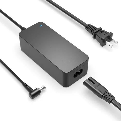 Adaptador de cargador de CA de 65 W compatible con Asus Tuf Gaming Monitor VG279Q VG278Q VG275Q VG245Q VG258Q VG258QR VG248QG VG278QR VG278QE