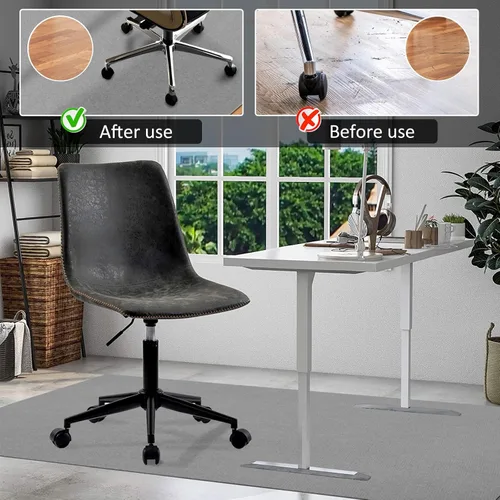 Miniatura 3 de Tapete para Silla de Oficina para Pisos de Madera Dura y Baldosas, Tapete de Escritorio para Sillas con Ruedas, Protege el Piso Duro, Alfombra