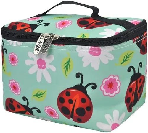 Miniatura 25 de NGIL Bolsa de cosméticos de viaje, bolsa organizadora de maquillaje para mujeres y niñas, Azul Rey Diamantina, Casual