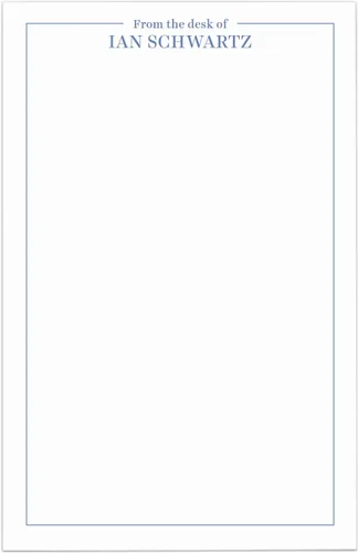 From The Desk Of Men's Notepad - Bloc de notas profesionales para hombres o mujeres, regalo personalizado para hombres, juego de escritorio