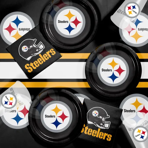 Miniatura 4 de Trendware Pittsburgh Steelers - Platos de papel, 48