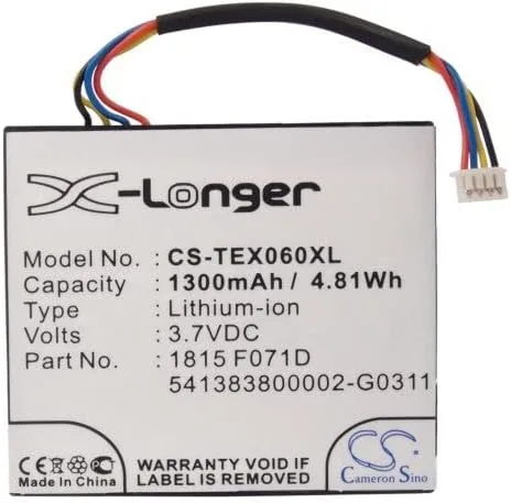 Miniatura 5 de VINTRONS - Batería para Texas Instruments N2/AC/2L1/A, TI-84 C, color plateado