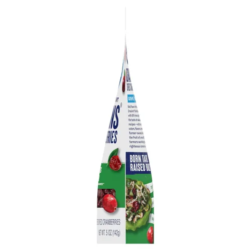Miniatura 12 de Ocean Spray® Craisins®, arándanos secos con 50% menos azúcar, fruta deshidratada, bolsa de 5 onzas