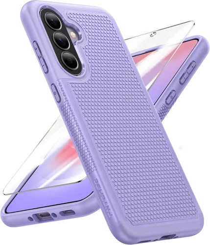Miniatura 37 de FNTCASE Funda para teléfono Galaxy A14-5G: protección contra caídas de grado militar Samsung A14 5G, probada contra caídas de 14 pies, protector
