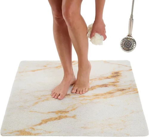 Miniatura 148 de Tapete de ducha antideslizante para bañera - Tapete de baño de lufa para baño - Tapete de baño de 40 x 16 pulgadas - Alfombra de baño antideslizante